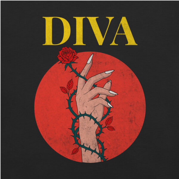 Camiseta DIVA (Amarillo) - Imagen 2
