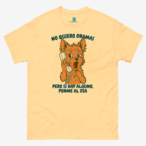 Camiseta Dramas Perro (Colores Claros)
