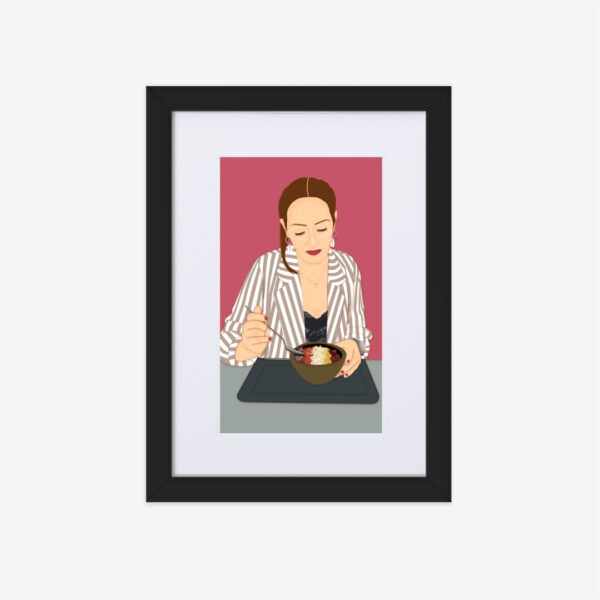 Póster ILUSTRACIÓN PERSONALIZADA enmarcada con paspartú - Imagen 3