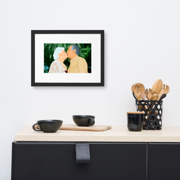 Póster ILUSTRACIÓN PERSONALIZADA enmarcada con paspartú - Imagen 2