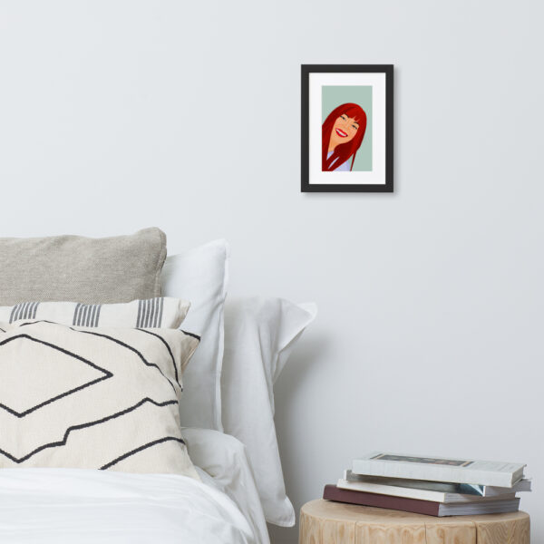 Póster ILUSTRACIÓN PERSONALIZADA enmarcada con paspartú - Imagen 6