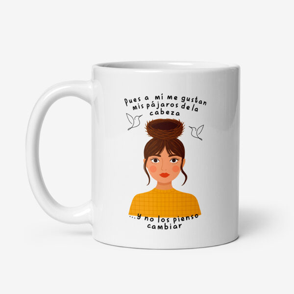 Taza Pájaros en la Cabeza